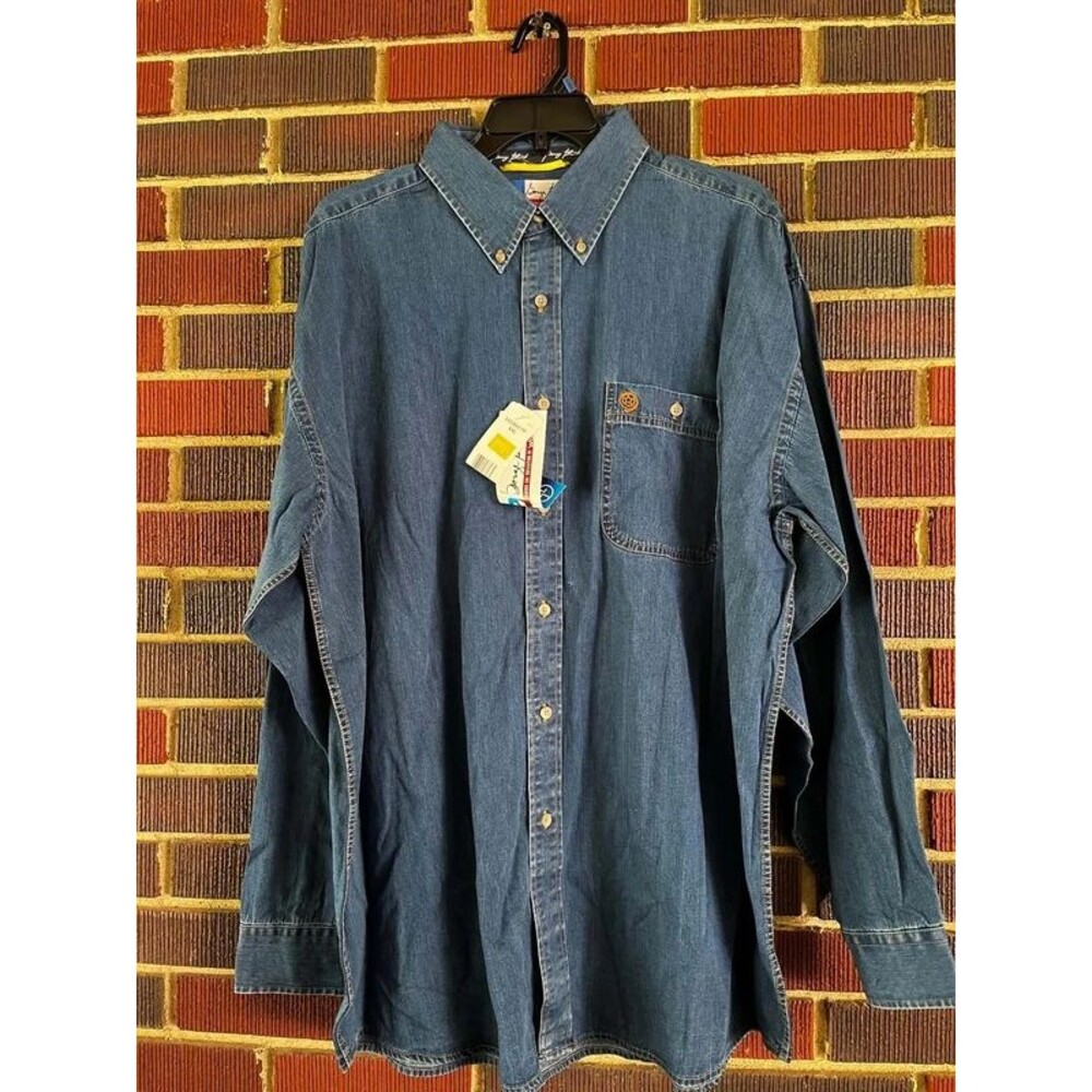wrangler George straight men's denim shirt